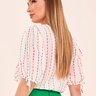 blusa com listras laranja mangas com amarracao 7