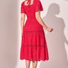 vestido lesie magenta midi 5
