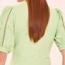 vestido verde claro mangas com guipir 7