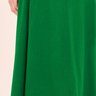 vestido verde mangas bufantes 2