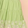 vestido verde claro gola padre midi 4