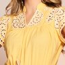 vestido amarelo gola padre midi 2