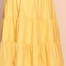 vestido amarelo gola padre midi 9