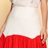 conjunto off white detalhe vermelho midi 5