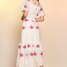 vestido off white bordado pink midi 5