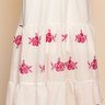 vestido off white bordado pink midi 8