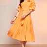 vestido amarelo mangas bufantes 7