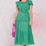 vestido verde com babados 2