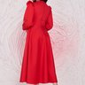 vestido vermelho midi 5