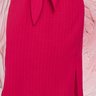 vestido magenta fendas laterais 5