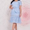 vestido azul claro com cinto 1