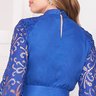 vestido azul mangas bufantes 4