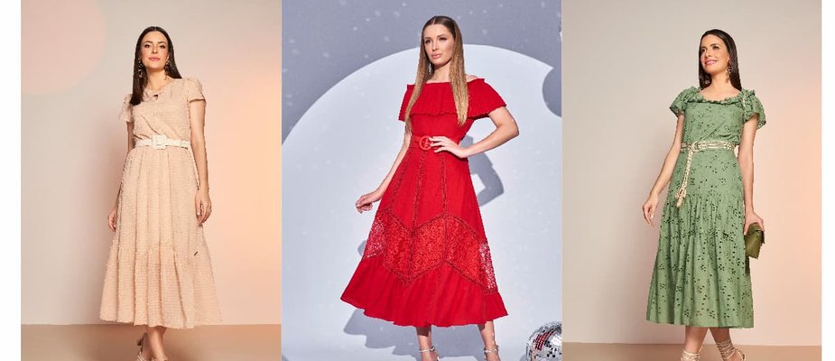 Conheça os diferentes tipos de vestidos e as melhores combinações.