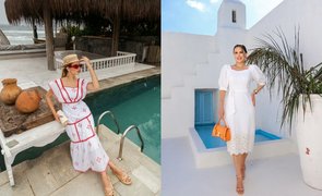 mulheres usando vestidos de alfaiataria