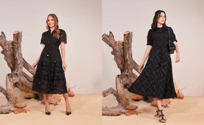 mulheres com vestidos de estilo clássico