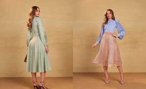 mulheres com roupas elegantes