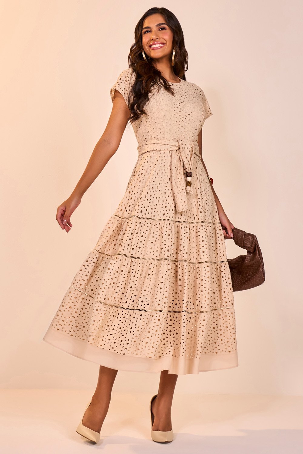 Vestido Longo Fascinius Moda Evangelica Comprar Fascinius Vestido