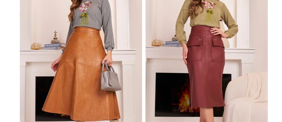Looks com saia de couro: 3 combinações para mulheres elegantes! Looks com saia de couro: 3 combinações para mulheres elegantes!