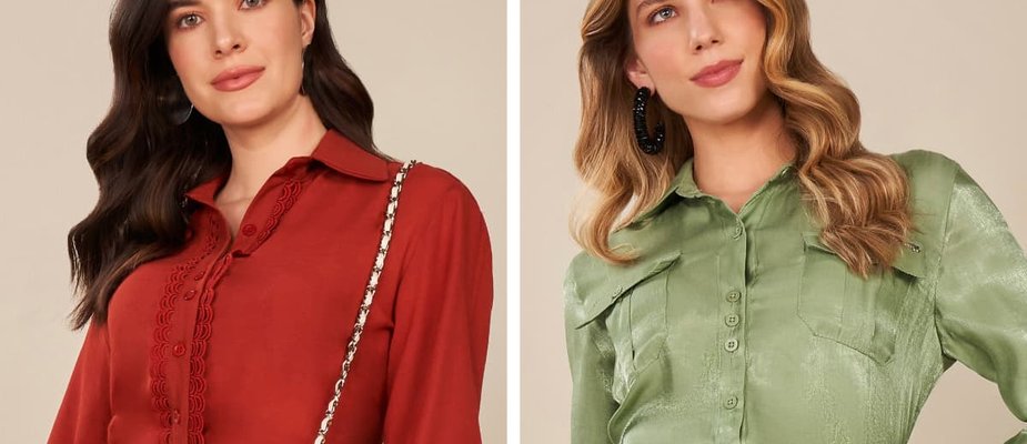 Conheça 5 tipos de blusas femininas para usar o ano todo. Conheça 5 tipos de blusas femininas para usar o ano todo.