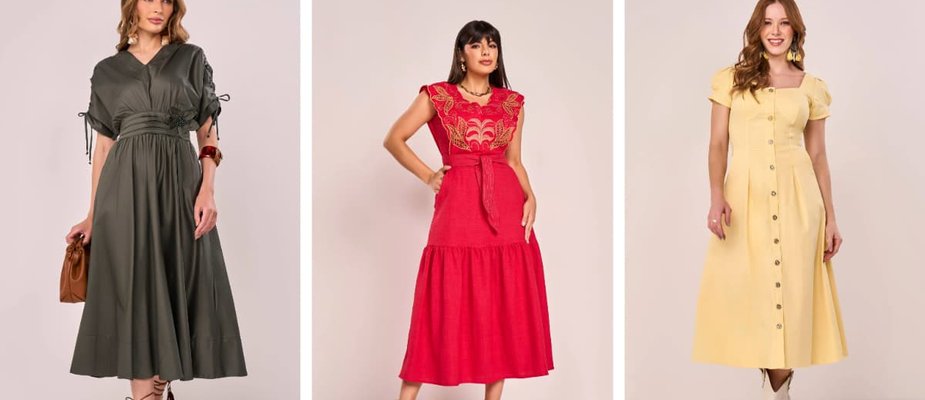 Conheça 7 modelos de vestidos elegantes para festas!