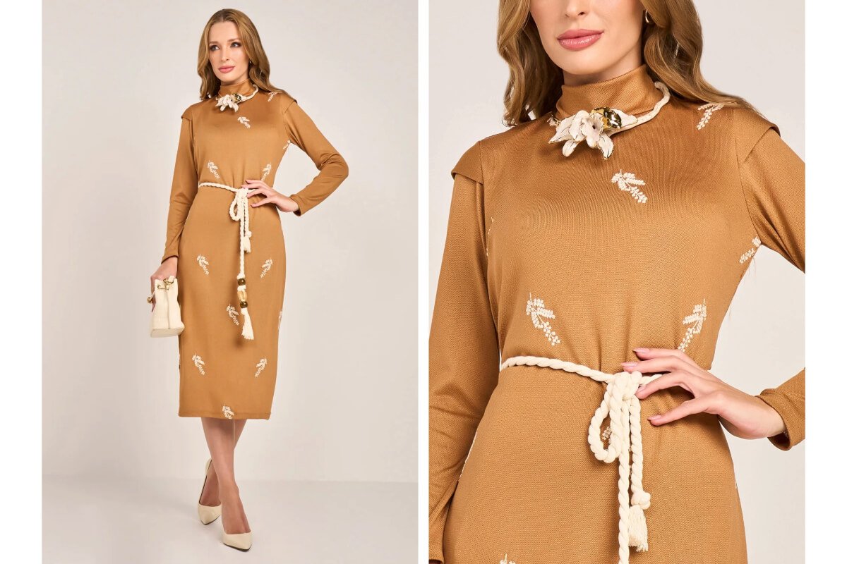 vestido reto