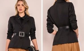 blazer feminino preto