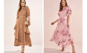mulheres usando vestidos com estampas de poa mulheres usando vestidos com estampas de poa