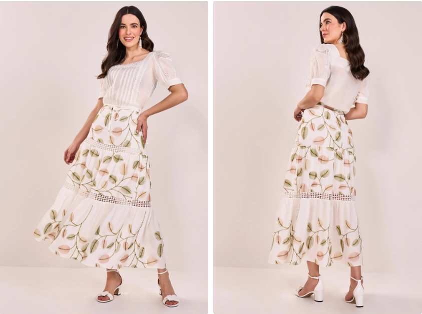 Conjuntos de saia e blusa