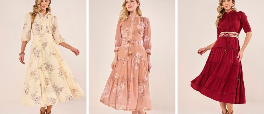 Vestidos modestos para culto e igreja: 7 looks elegantes e discretos para usar sem medo de errar Vestidos modestos para culto e igreja: 7 looks elegantes e discretos para usar sem medo de errar
