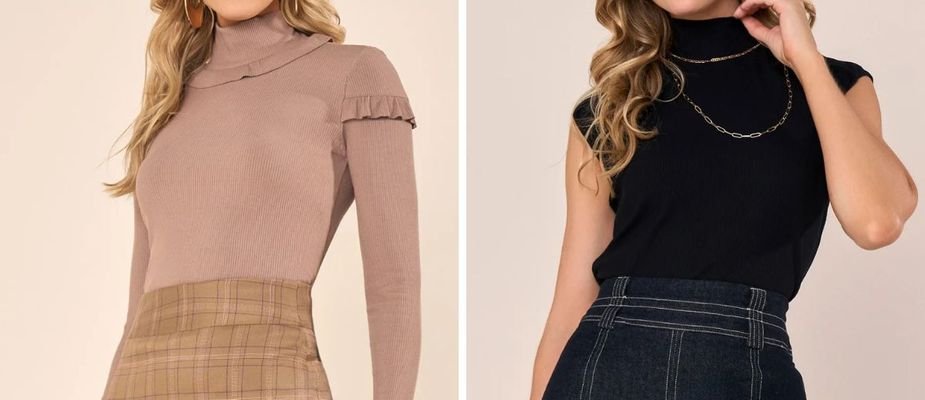 Blusa de gola alta: com quem combina, com o que usar e como não encurtar o pescoço