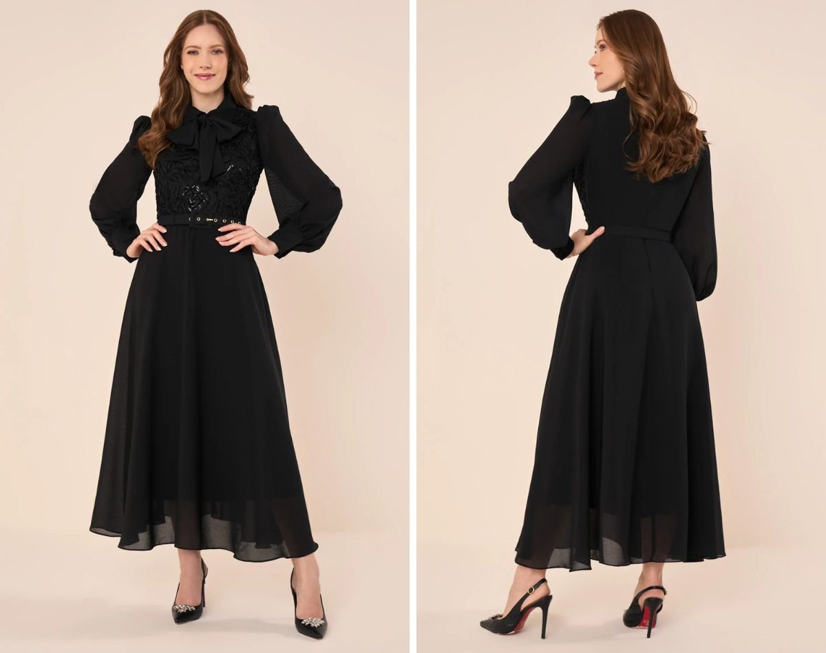 modelo com vestido gode