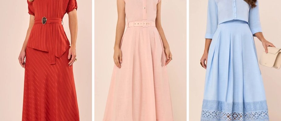 Conjunto midi feminino: por que é a peça mais prática da moda modesta e como montar o seu Conjunto midi feminino: por que é a peça mais prática da moda modesta e como montar o seu