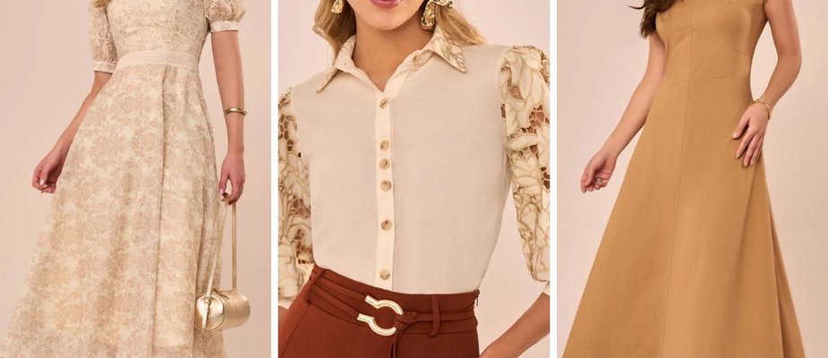 Bege em looks femininos é sem graça? Veja como usar cores neutras para ficar elegante